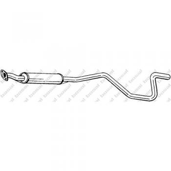 Silenciador intermedio silencioso BOSAL 286-071