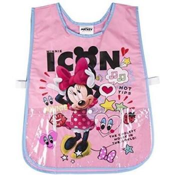CERDÁ LIFE'S LITTLE MOMENTS 2200006540 Delantal Infantil Impermeable de Minnie-Licencia Oficial Disney