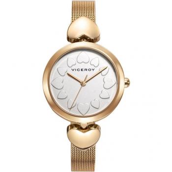 Reloj Viceroy Kiss 401138-97 acero corazones