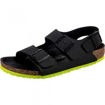 Sandalía Birkenstock Milano Kids Negra Lima, Birko Flor, Talla 32 EU