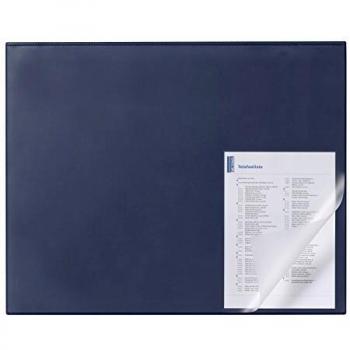 Base de escritorio DURABLE con protección de borde, 65 x 52 cm, color azul oscuro