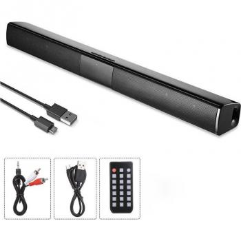 Barra de Sonido Inalámbrica con Bluetooth y Subwoofer para Home Theater