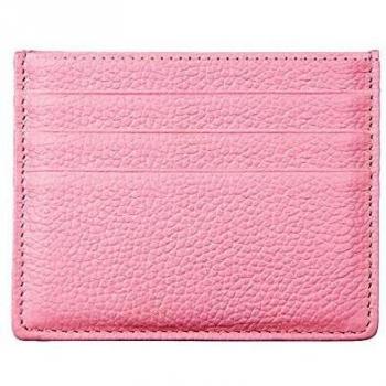 Hibate (Rosa) Mini Cuero FRID Tarjetero Fundas para Tarjetas de Crédito Cartera Hombre Mujer Señoras Niña Niño Piel Billetera