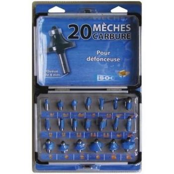 Leman 428.700.20 - Juego 20 fresas variadas
