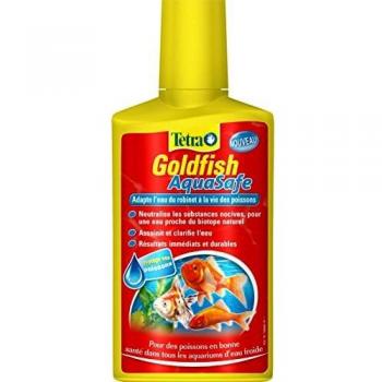 Tetra Goldfish AquaSafe – Acondicionador de agua para peces rojos – 250 ml
