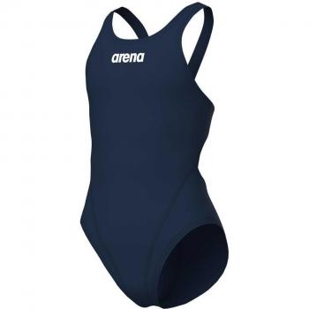 Bañador Arena Team Swim Tech Solid azul marino blanco niña - 8-9
