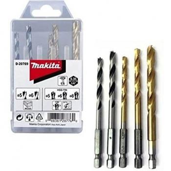 Makita D-20769 - Estuche de brocas para madera y metal 1/4