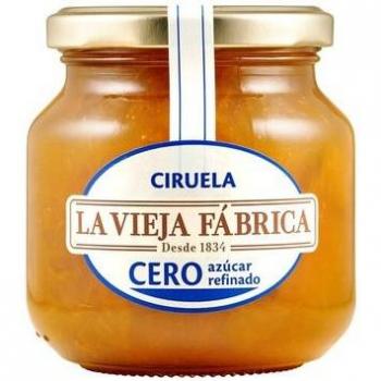 Mermelada Sin Azúcar Refinado de Ciruela 280g La Vieja Fábrica