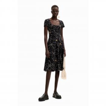 Vestido flores arty Desigual