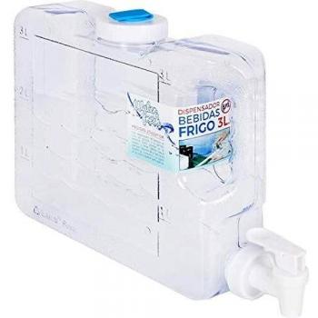 Water Fresh Dispensador Frigo, 3 l, Plastico, Multicolor, Talla Unica