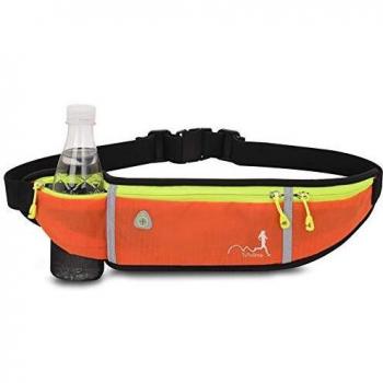 Riñonera para correr, ligera, ajustable, con correa elástica, bolsa para correr, accesorios para iPhone, Samsung, cinturón de corredor y riñonera de entrenamiento para hombres