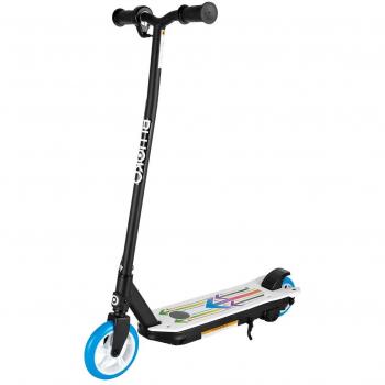 Bluoko Push and Go Patinete Eléctrico, Unisex niños, Azul