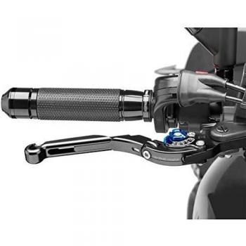 PUIG 19 Nna 2.0 Extensible Plegable Palanca de Freno con selector de Color Azul, Color Negro