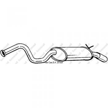 Silencioso trasero BOSAL 278-639 para RENAULT