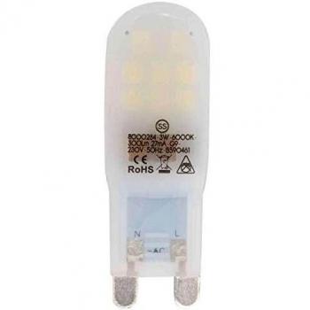 Lampara led g9 03w 270 lumenes 6000k de 12 unidades