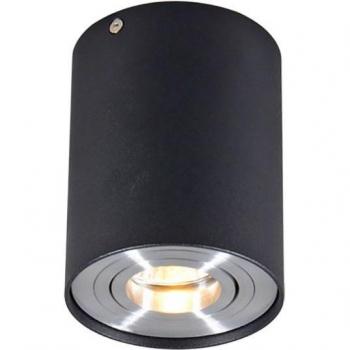 Foco de superficie negro moderno con bombilla inteligente GU10 - RONDOO up