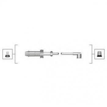 Juego de cables de encendido MAGNETI MARELLI 941319170034
