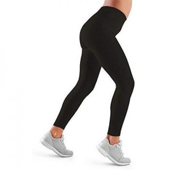 Farmacell 609H (Negro, M) Leggings Deportivos Mujer Fitness Yoga Gimnasio Correr y Trotar - Tejido Elástico