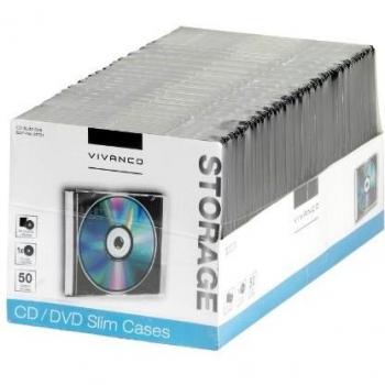 Vivanco - Lote de Fundas para CD y DVD