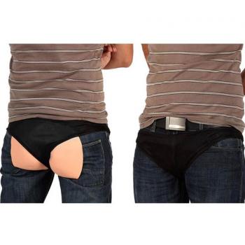 Tanga Negro con Culo Postizo