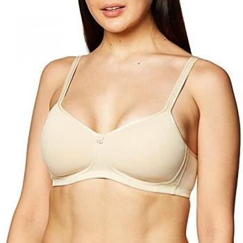 Amoena Women's Mara Maternity T-Shirt Bra - Soft Foam Contour Cups, Beige, Size 38AA