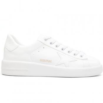 Golden Goose Women's Purestar Eco-Friendly Sneakers in White | Size 37