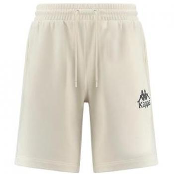 Pantalón Corto Kappa Uppsala 2 Auth Kontemporary para Hombre en Color Blanco