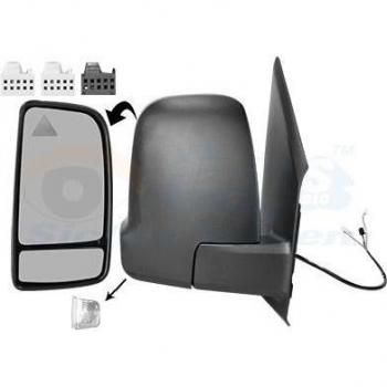 Espejo retrovisor VAN WEZEL 2973826, tipo: espejo retrovisor, características: diseño específico para vehículos, ajuste manual, cristal convexo para mayor visibilidad, acabado en negro, fácil instalación