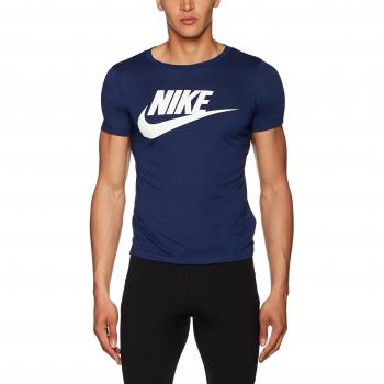 Nike W Nsw Essntl Tee Hbr Camiseta de Manga Corta, Mujer, Azul