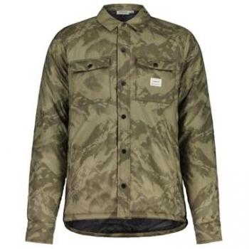 Maloja AlbisM. Camisa de manga larga hombre, 100% algodón, diseño floral, corte regular fit, transpirable y ligero, ideal para actividades al aire libre y uso diario