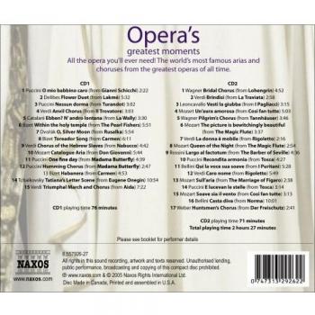 Opera's Greatest Moments: A Collection of Timeless Arias and Duets