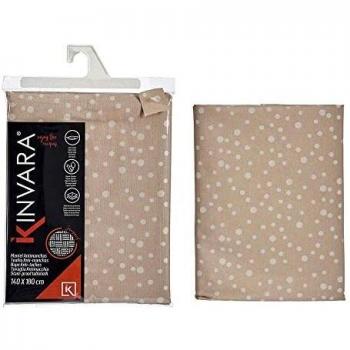 Mantel Jacquard Lunares Beige (140 x 180 cm)