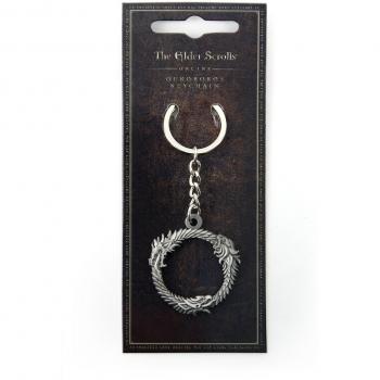 Import- Llavero Ouroboros The Elder Scrolls, Color oro, 5 cm