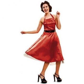 Partido Champ 83-02592 - muchacha del traje de los años 50, señoras, S, rojo