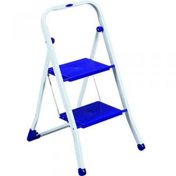 Gimi Tiko 2 Taburete Escalera de Acero, 2 Peldaños