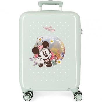 Disney - Maleta de cabina Minnie Wild Nature rígida 55 cm en verde