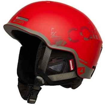 Casco Cairn Centaure Rescue RECCO rojo - 56-58, casco de seguridad para actividades al aire libre, equipado con tecnología RECCO para localización en rescates, ajuste cómodo y seguro para tamaños de cabeza de
