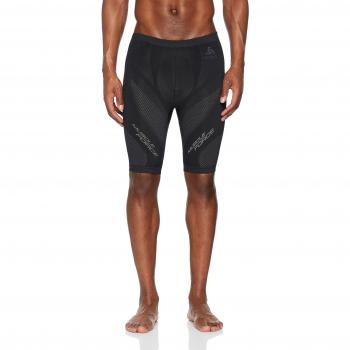 Odlo SUW Bottom Short Muscle Force Pantalon Interior, Hombre, Black-Platinum Grey, L