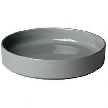 Blomus Plato hondo de 20 x 4 cm, color gris