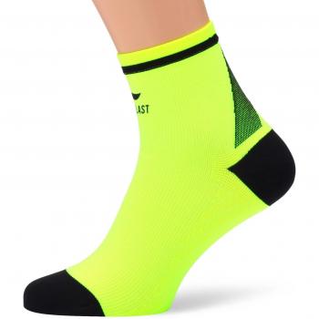 Sportlast Start Calcetines Cortos de Comprensión, Amarillo / Negro, XL
