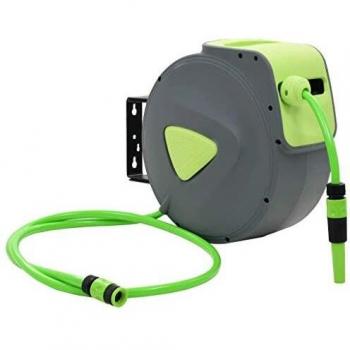 vidaXL Automatic Retractable Water Hose Reel Wall Mounted 20+2 m