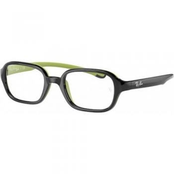 Ray-Ban Kids RY9074V 3882 Square Eyeglasses Black Size 37 with Blue Light Blocking