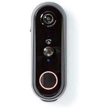Videocámara de Puerta SmartLife Wi-Fi 1080p Full HD con Batería, Sensor de Movimiento, Visión Nocturna y Almacenamiento en la Nube/MicroSD - IP54 - Gris/Negro