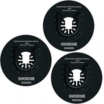 WORX WA5008.3 - Pack De 3 Hojas De Sierra Circular