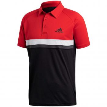 adidas Club C/B Polo de Tenis, Hombre, Rojo