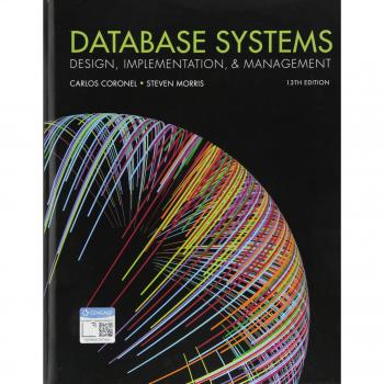 Database Systems: Design, Implementation, & Management