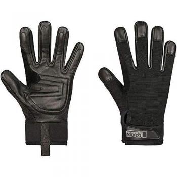 Guantes de Via Ferrata LACD Heavy Duty Fullfinger Negros XL para Hombre
