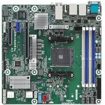 Placa base ASRock X570D4U-2L2T/BCM con soporte para AMD X570, Zócalo AM4 y factor de forma micro ATX