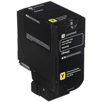 Lexmark High Yield Yellow Toner Cartridge, 12000 Yield