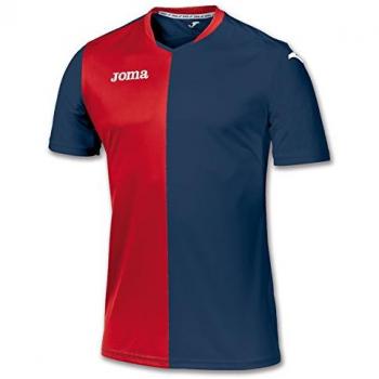 Joma 100157.306 - Camiseta de equipación de manga corta para hombre, color azul marino/rojo, talla S